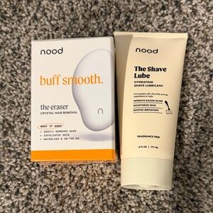Nood Buff Smooth Hair Removal Kit with Shave Lube - Cream